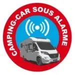 stickers autocollant alarme camping car
