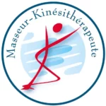 logo masseur kinésitherapeute kine-osteopathe - sticker/autocollant 190920
