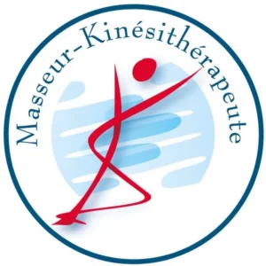 logo masseur kinésitherapeute kine-osteopathe - sticker/autocollant 190920